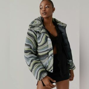 BDG Isla Wool Puffer Jacket